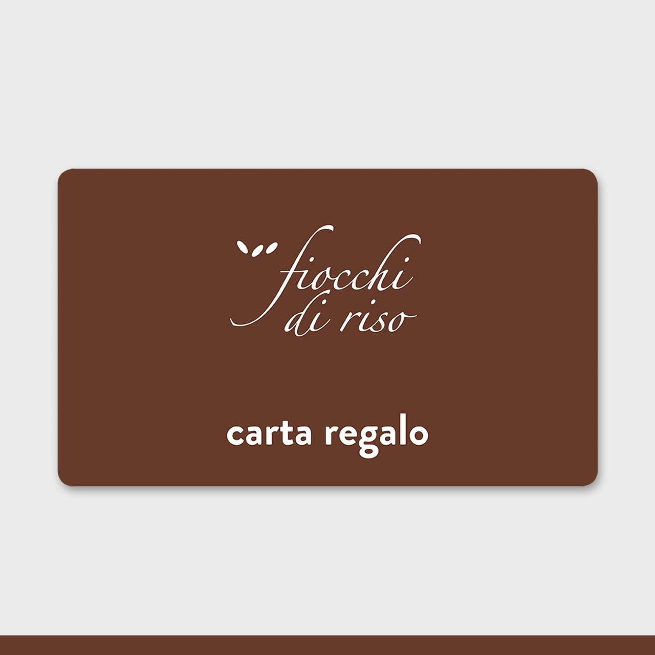 Carta Regalo Fiocchi di Riso